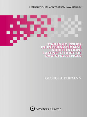 cover image of Twilight Issues in International Arbitration